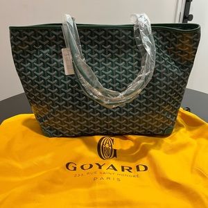 Brand New Goyard Artois MM Green